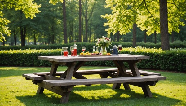 Les meilleures tables de pique-nique : guide des styles et tarifs